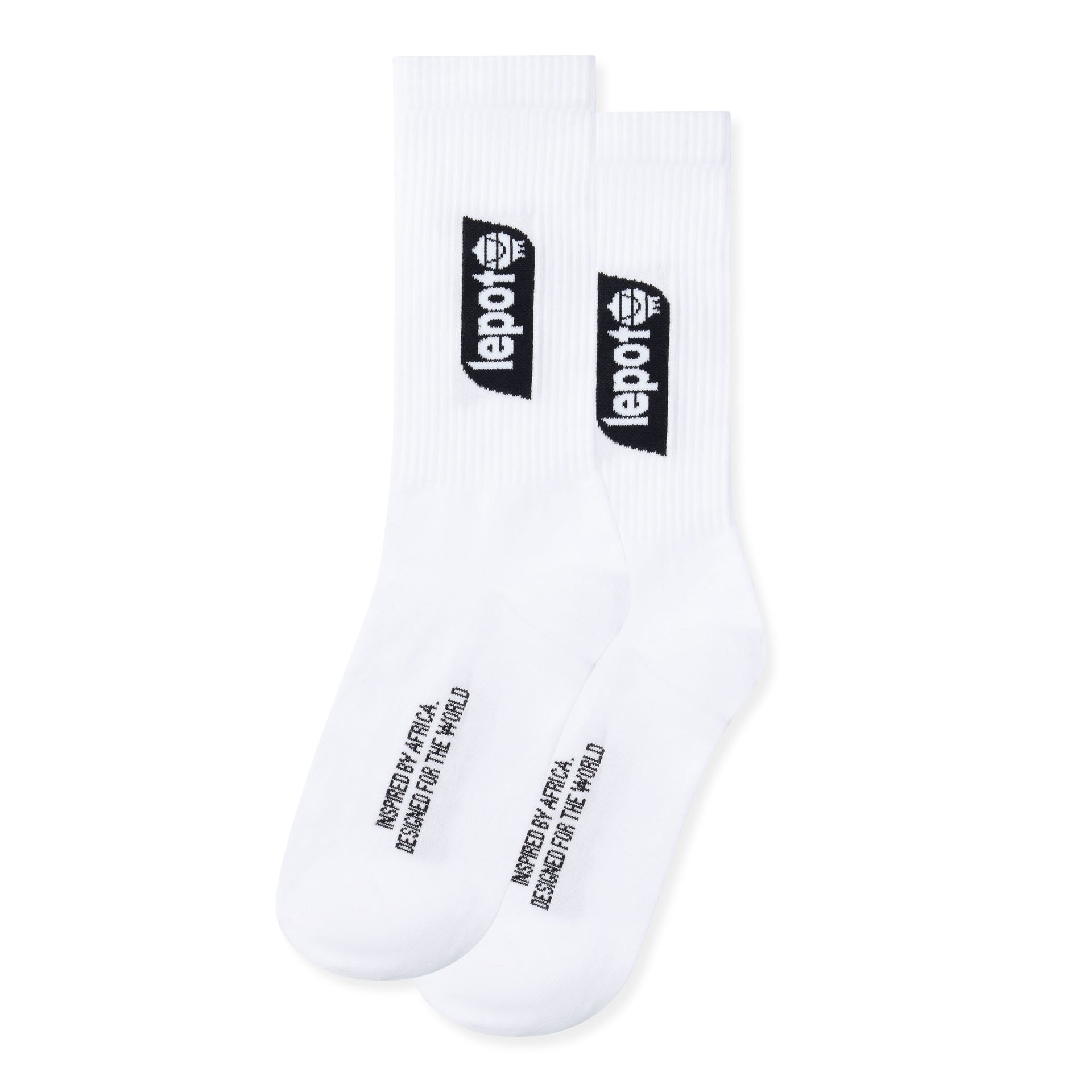 Lepot Signature Logo Socks (White)